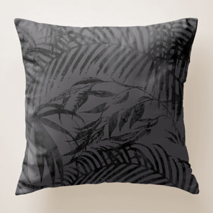 Housse de coussin Palm Anthracite