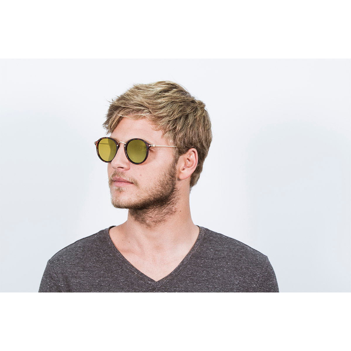 GAFAS DE SOL SUNPERS BIARRITZ METAL BRIDGE & TEMPLE de color Rojo