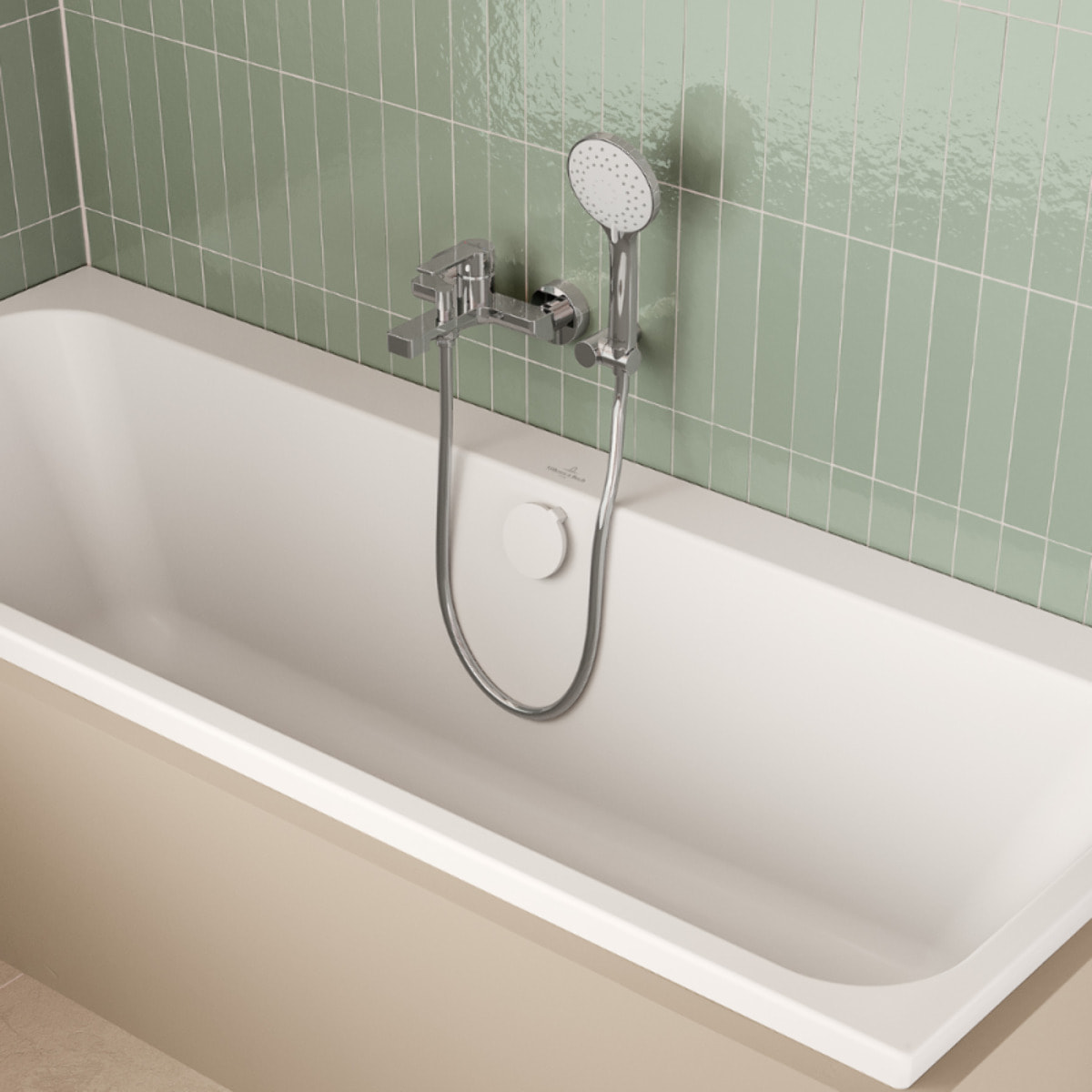 Mitigeur bain douche mécanique Architectura chrome