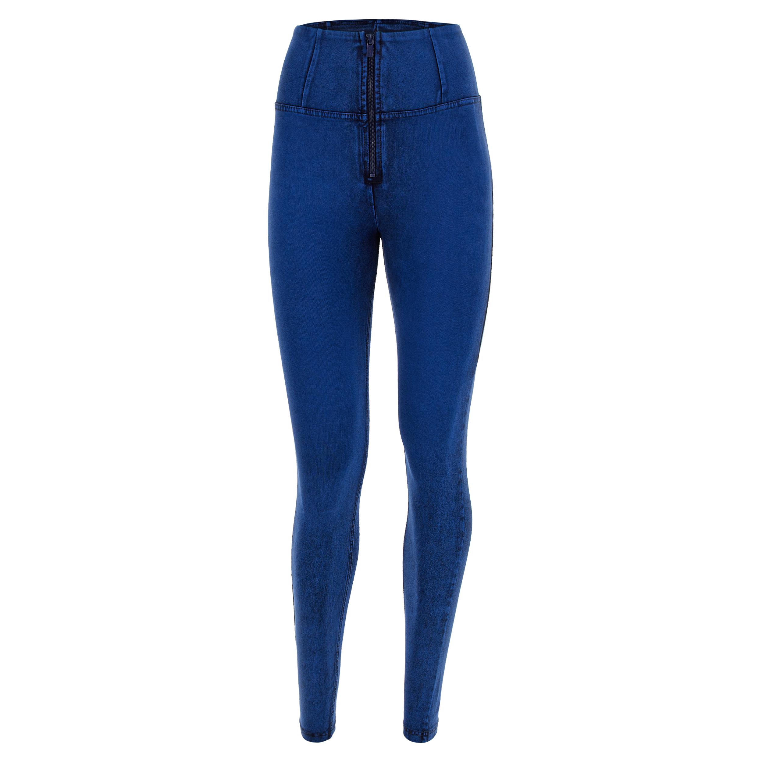 Jeggings push up WR.UP® superskinny vita alta tintura blu