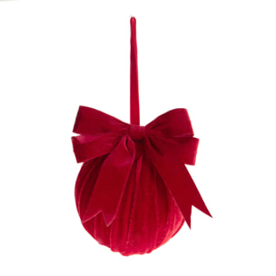 Sfera con fiocco - Pezzi 6 - ROSSO - Bianchi Dino SpA