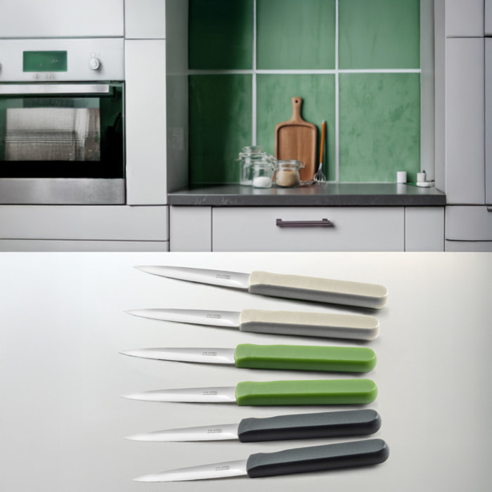 Energy  - Set 6 coltelli da cucina colori misti