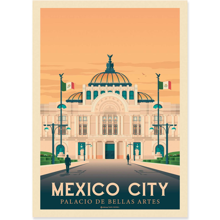 Affiche - Mexico city - Olahoop Travel Posters