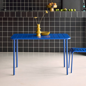 Table de jardin métal 4 places AMÉLIA