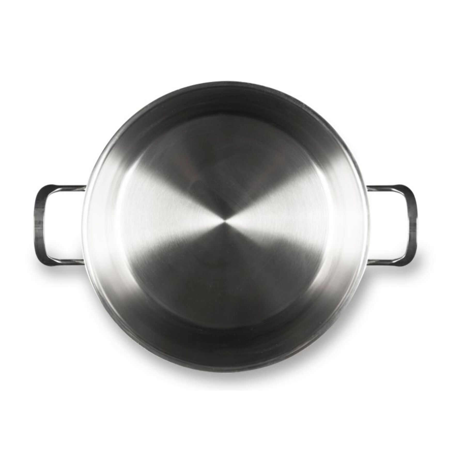 Pentola 24 cm due manici Excelsa – Jazz Cook, Acciaio Argentato