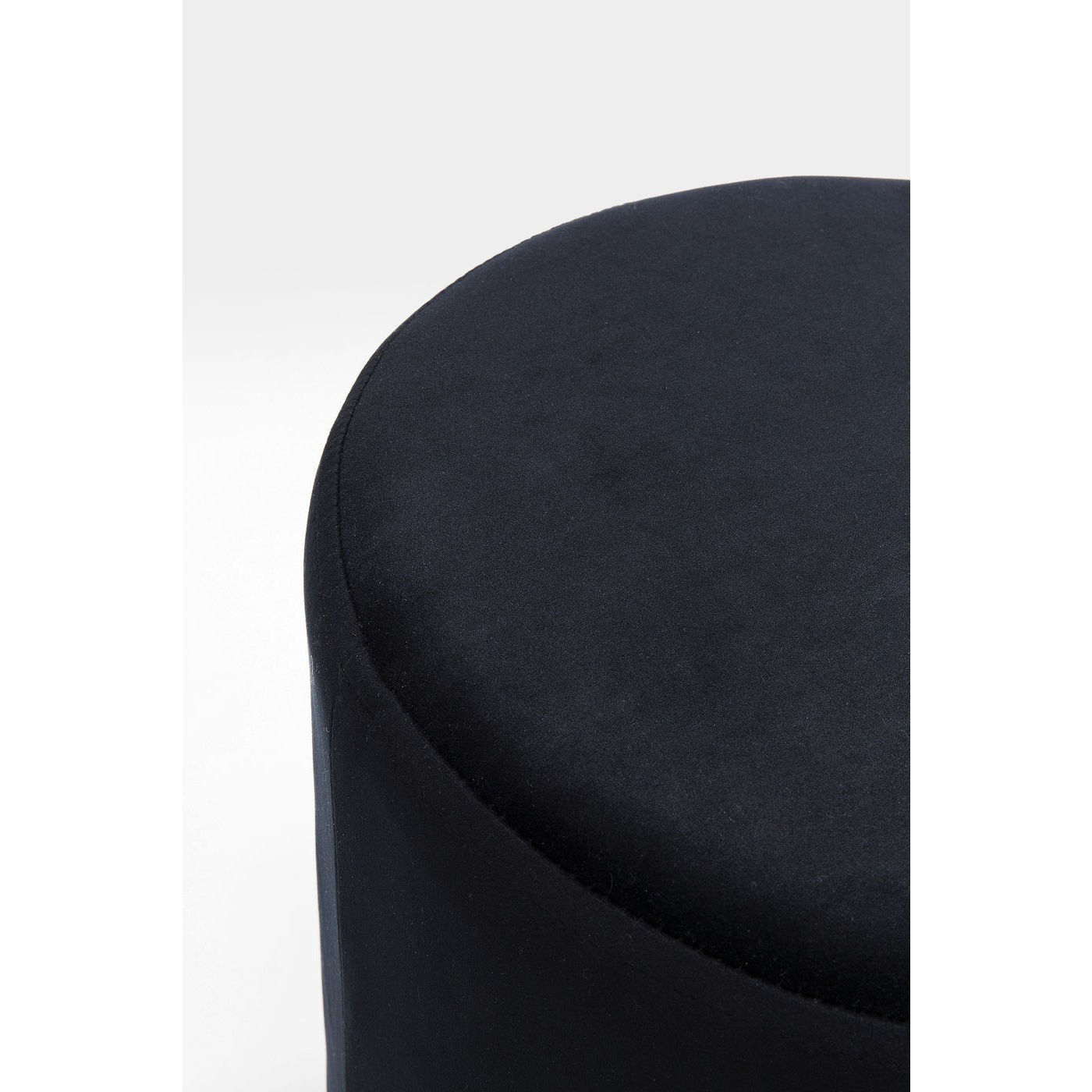 Tabouret Cherry noir et laiton Kare Design