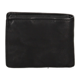 Portafoglio da uomo in vera pelle - Modello False - Casual - 12.0 x 9.0 x 2.0 cm