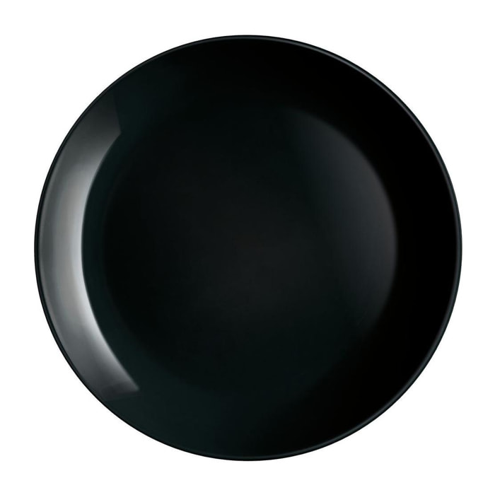 Assiette noire 27 cm Diwali - Luminarc