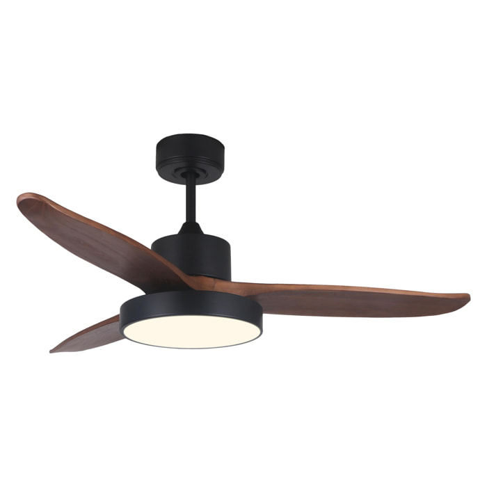 Ventilador de Techo ø122 cm con LED y Wifi Reversible Hypersilence DARKWIND KLASSFAN
