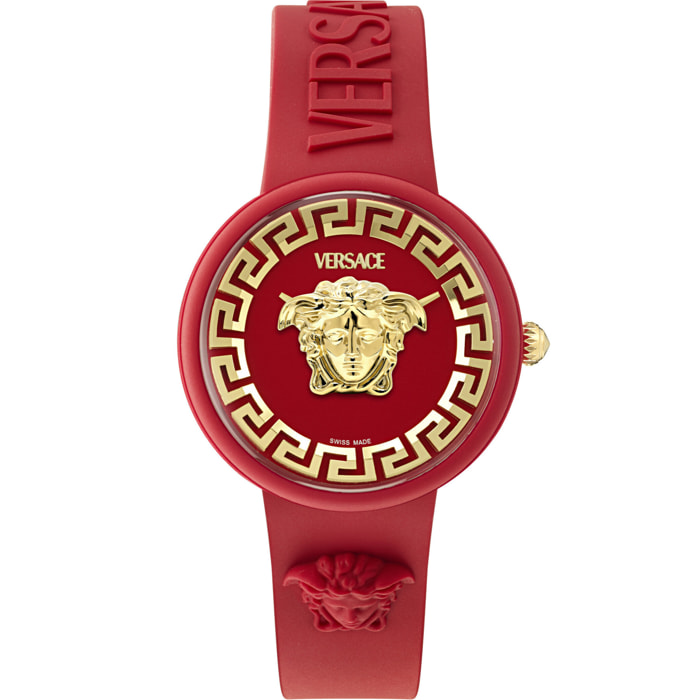 Versace Quartz 2 Hands Watch Iconic.medusa Pop (Wc-8J)