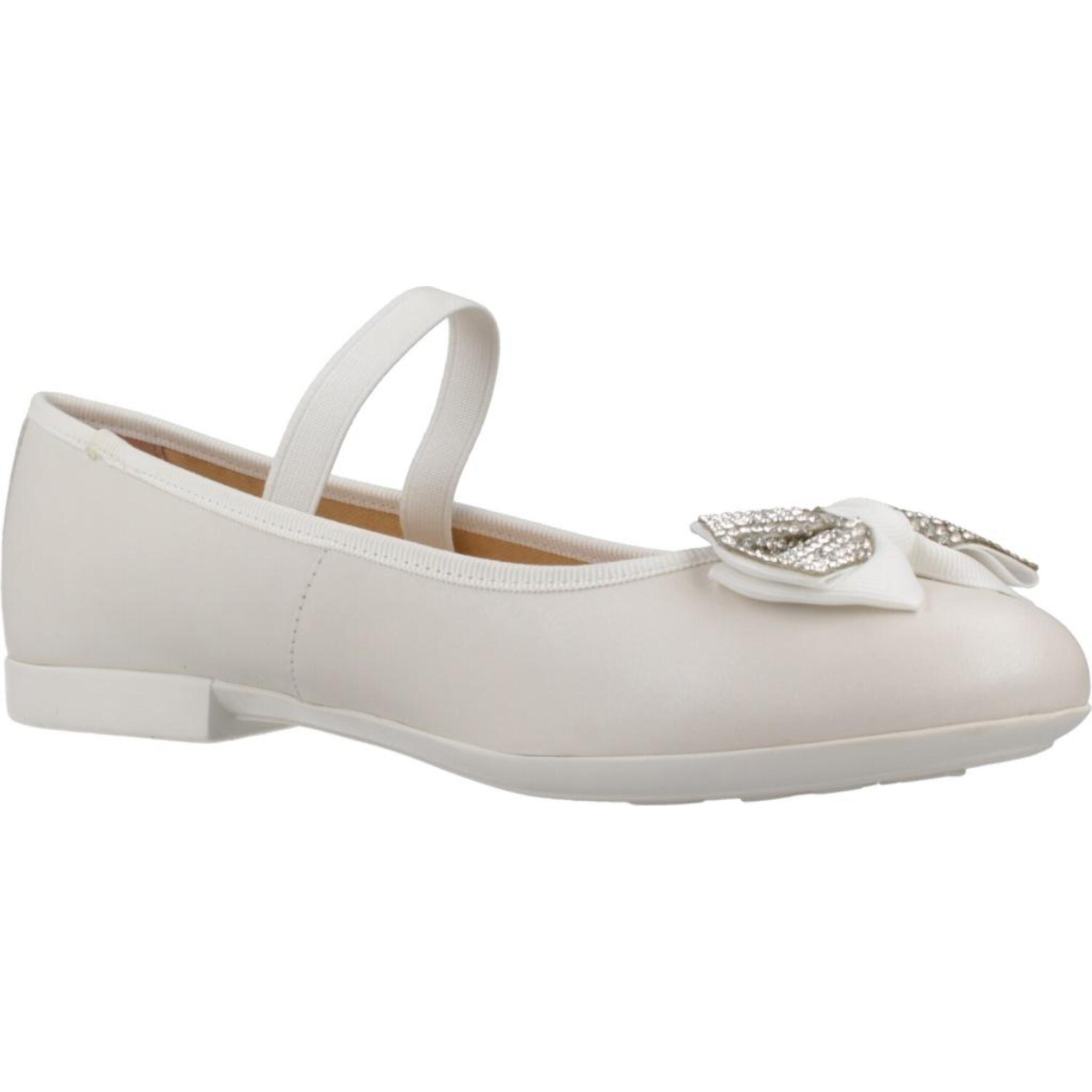 Zapatos Niña de la marca GEOX  modelo JR PLIE BLANCO
