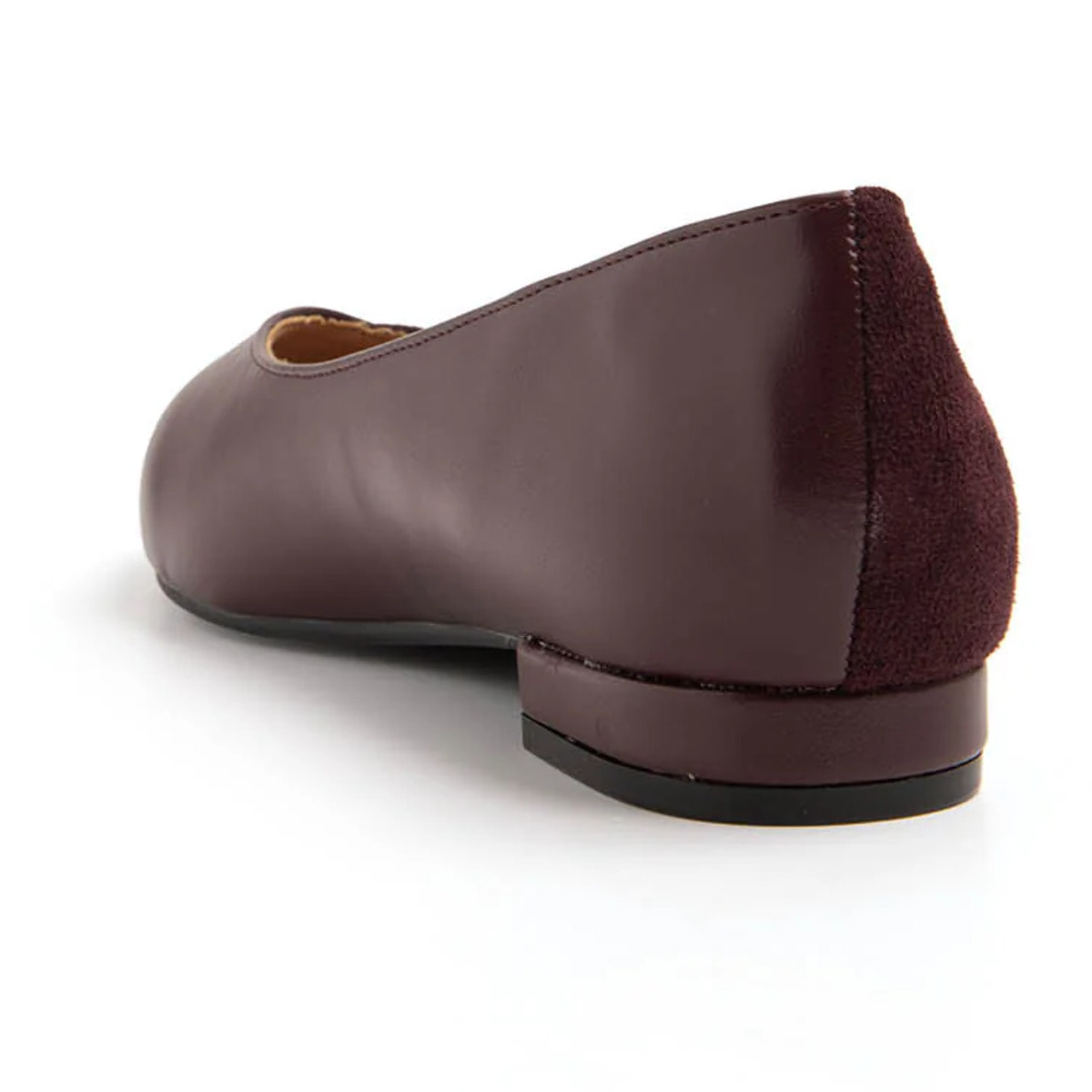 Ballerina a punta bicolore - BORDEAUX