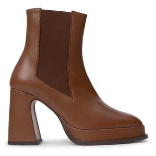 Botín de tacón Bimba en napa con cierre elástico