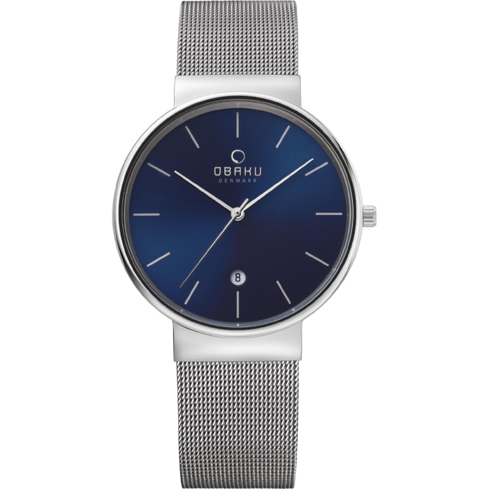 Orologio OBAKU blu-acciaio