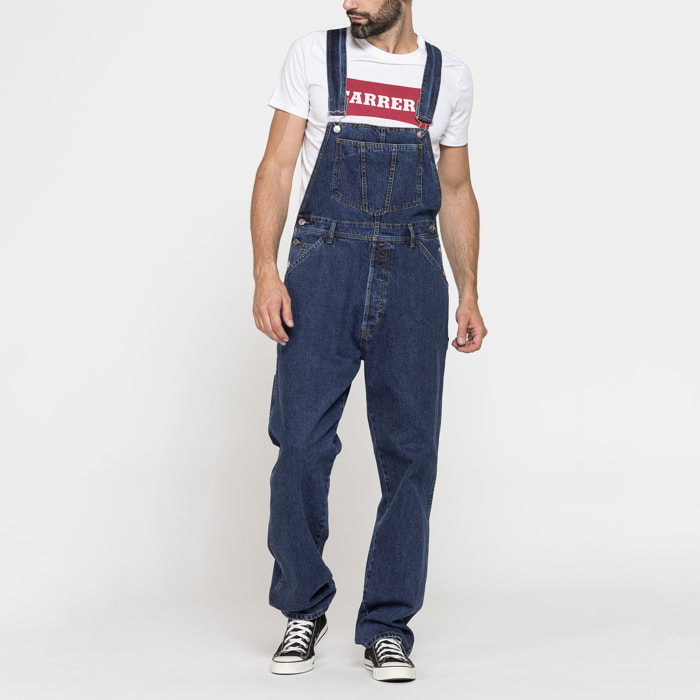 SALOPETTE WORKER IN DENIM PESANTE OLD STYLE DA 13,5 oz.