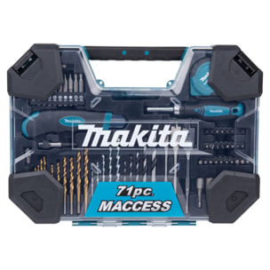 Coffret 71 Accessoires MACCESS - MAKITA - E-22589