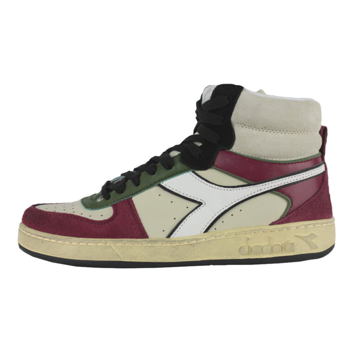 Zapatillas Sneaker para Hombre - DIADORA Magic basket mid legacy 501.179008 01 C9986 Cloud cream/Rhubarb/Black