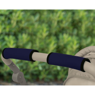 FUNDAS MANILLAR COCHECITO AZUL MARINO