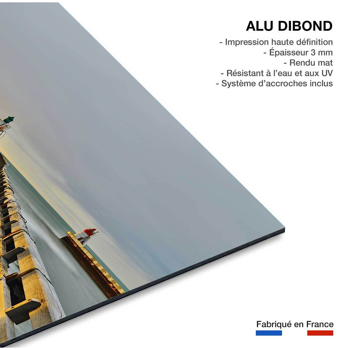 Tableau capbreton glassy sous estacade Tableau alu Dibond