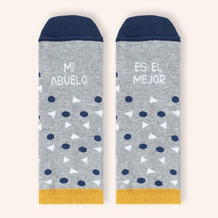 Mini calcetines "Mi abuelo es el mejor"