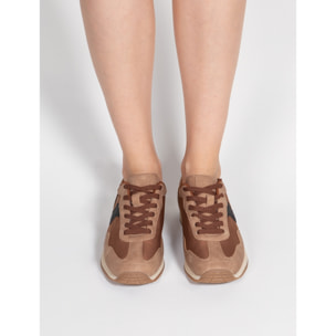 Deportivos de Tejido - Marron - Tacón: Bajo