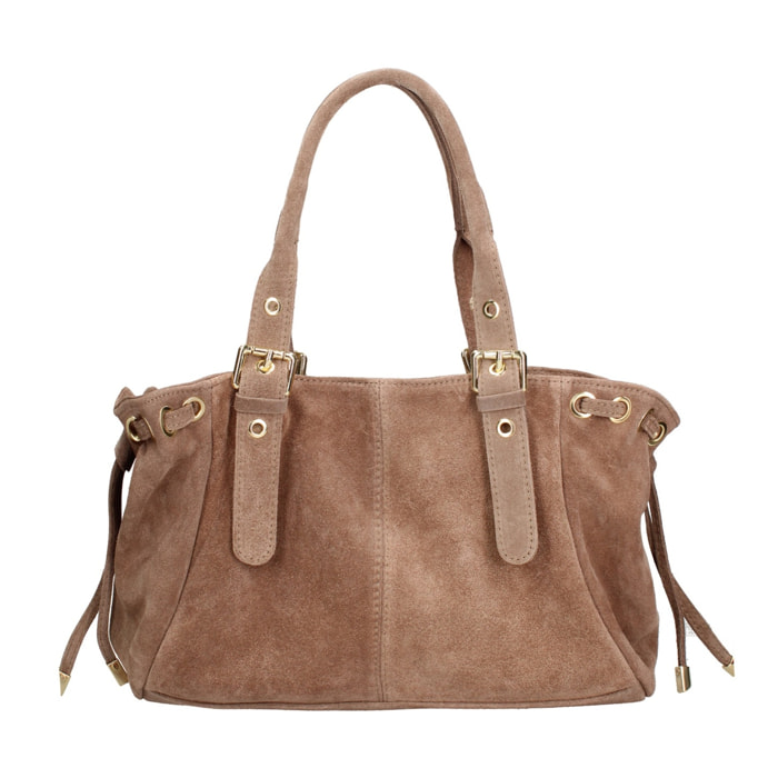 Borsa a mano da donna Made in Italy - Modello Lumena Lux - 100% pelle - 20.0 x 21.0 x 33.0 cm