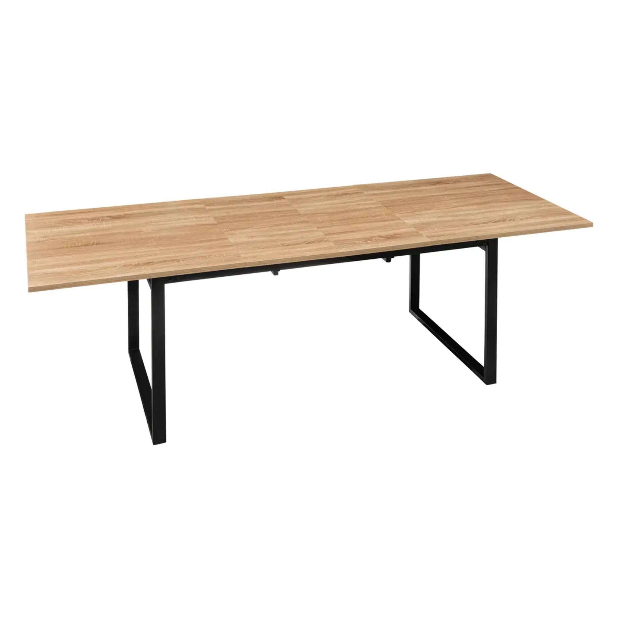 Table extensible 6/8 personnes effet chêne naturel "Aliaj"
