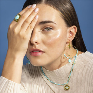 Pendientes Lux by Lux acabados oro 18k