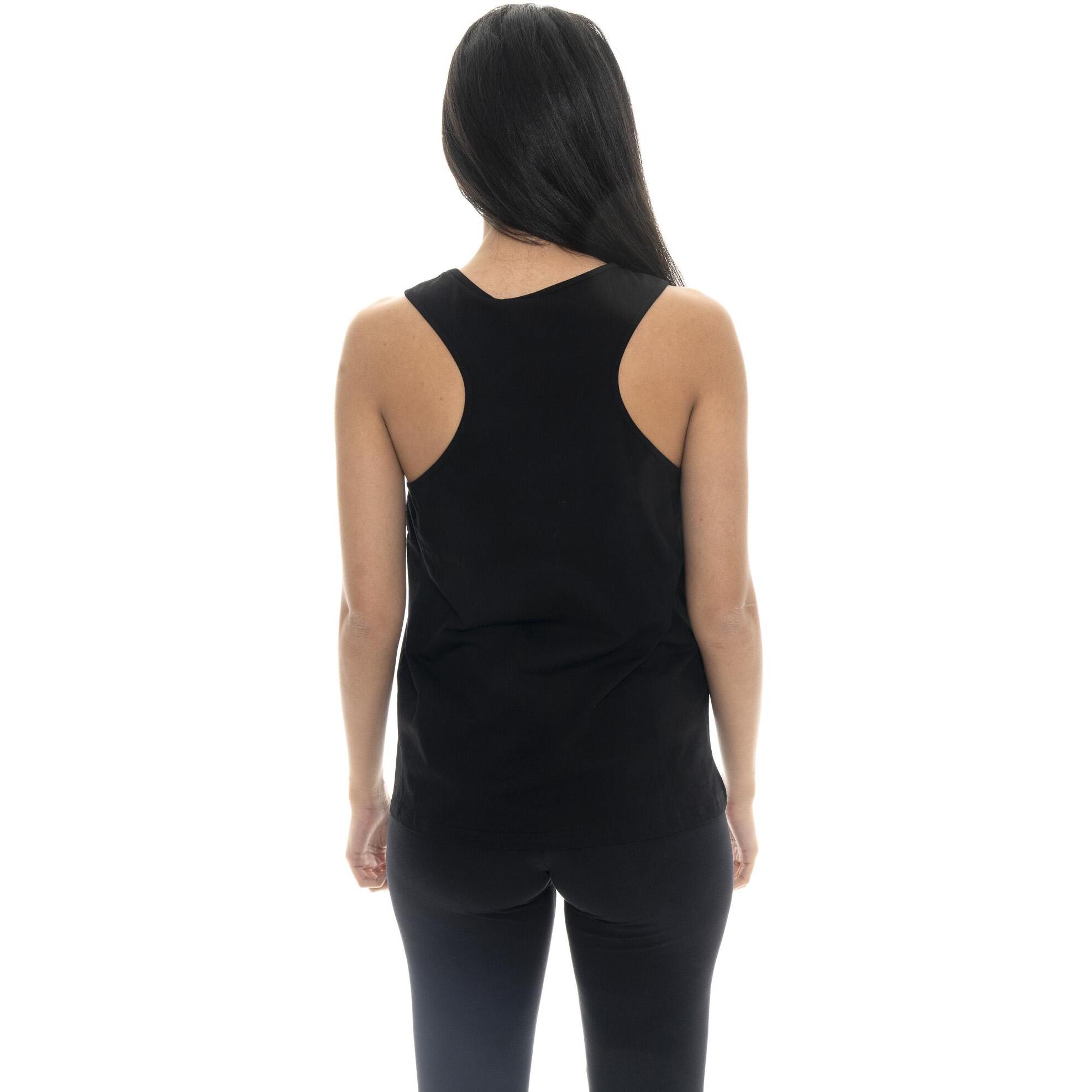 Camiseta de tirantes de mujer Leone Gold de algodón elástico