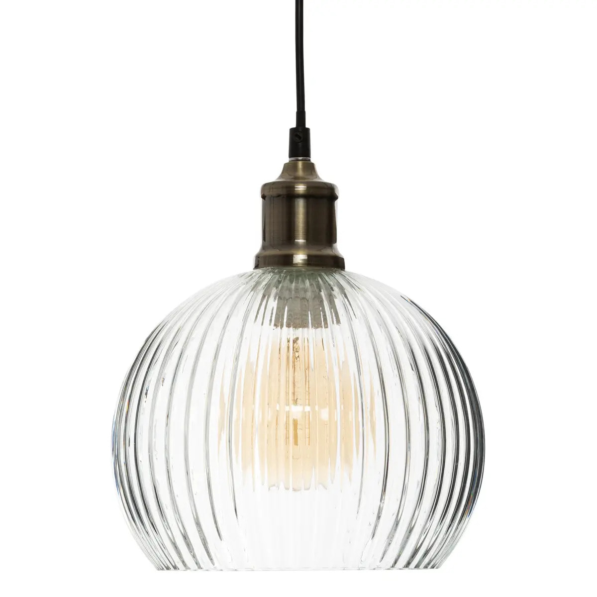 Suspension "Laye" verre D20cm