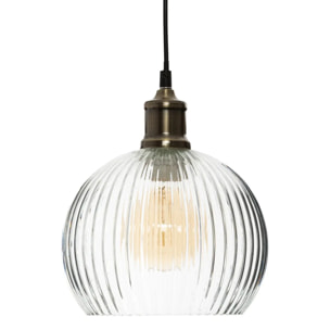 Suspension "Laye" verre D20cm