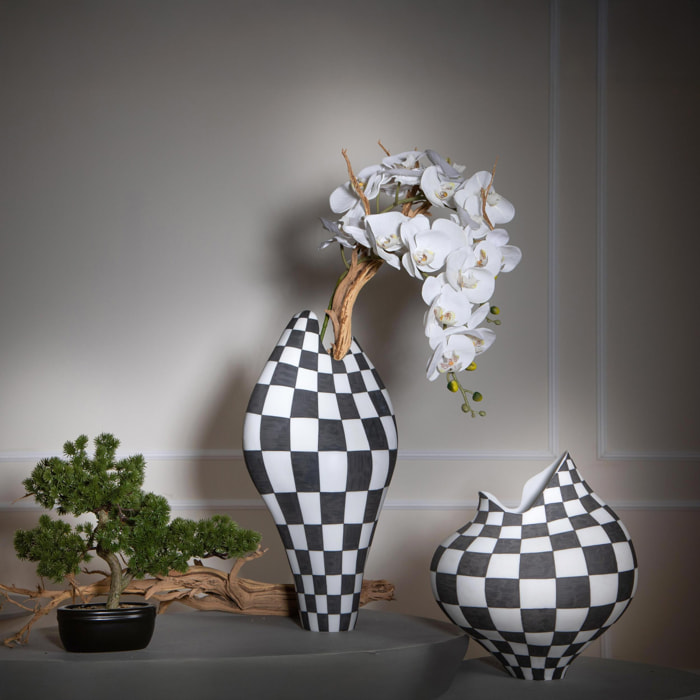 Vasi con scacchi - 28xH54,5x23cm - Pezzi 1 - Bianchi Dino SpA