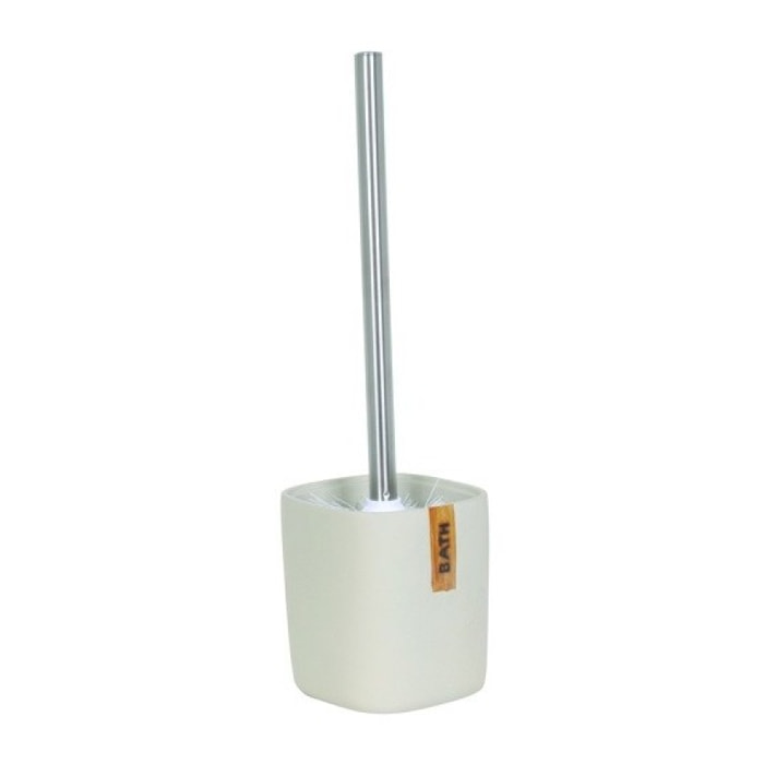 Brosse Wc avec support Ciment IGUACU Blanc MSV