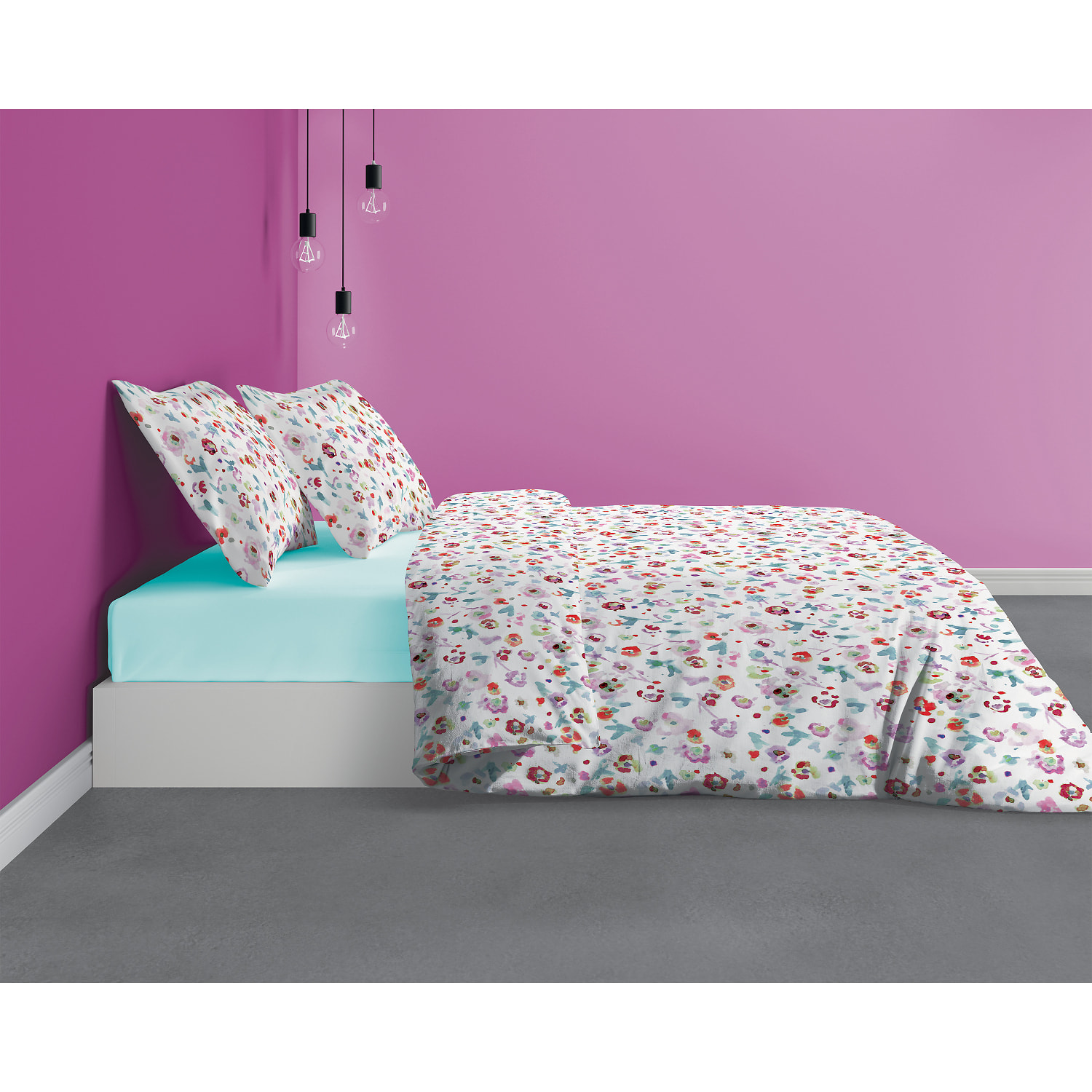 Parure De Couette 3pcs 100% Microfibre 60gsm Liberty