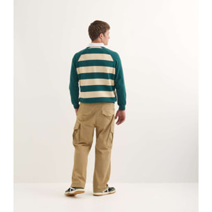 Polo MUNICH Stanford streetwear hombre de algodón orgánico verde