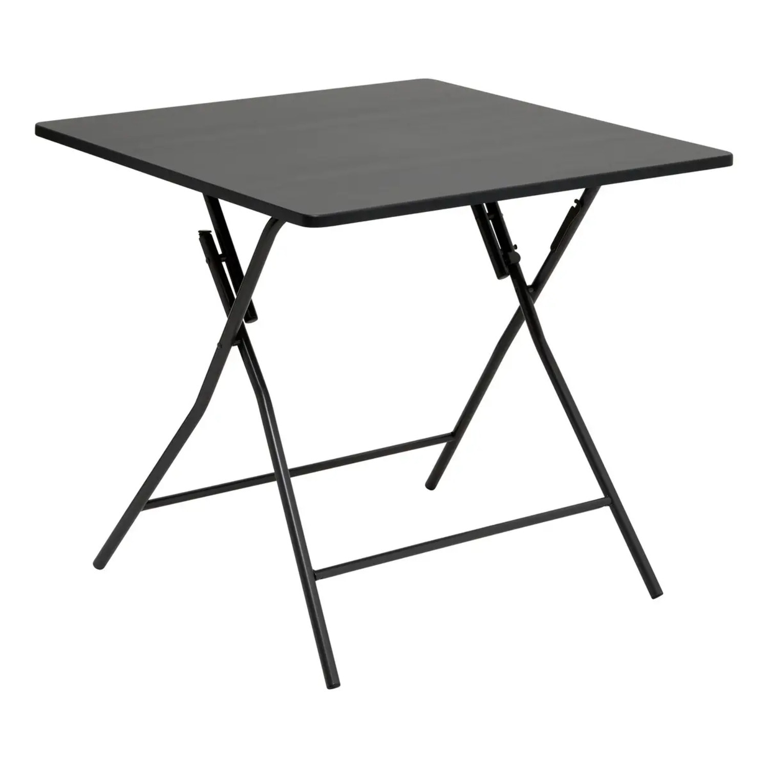 Table pliante 4 places noir