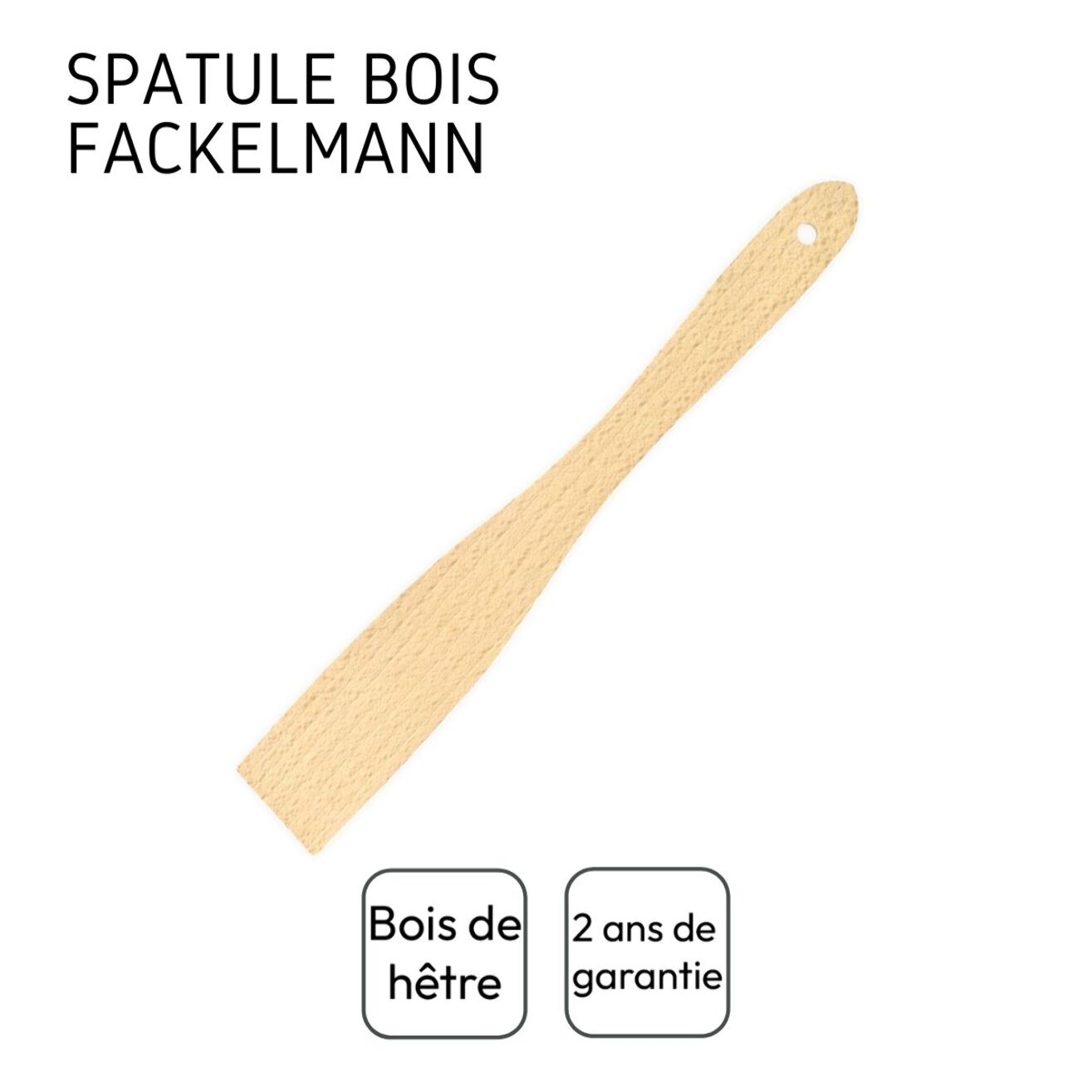 Ensemble de 2 Spatules de cuisine 30 cm Fackelmann Wood Edition