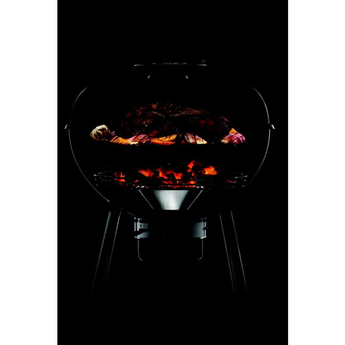 Barbecue charbon NAPOLEON Kettle Premium noir sur pieds 57cm