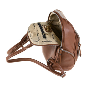 Zaino da donna in pelle Made in Italy - Modello Lunaria Pro - Casual - 28.0 x 31.0 x 14.0 cm