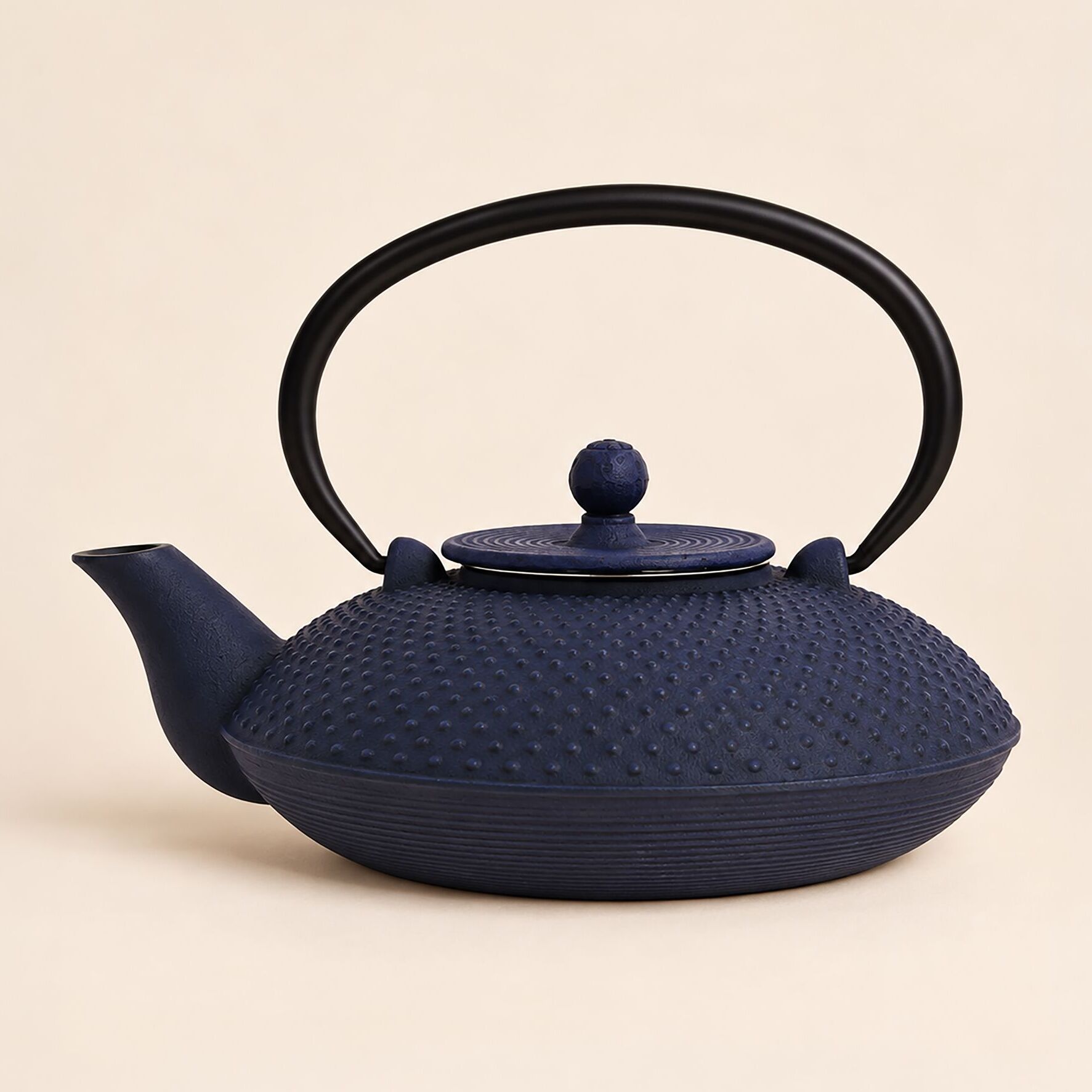 Théière en fonte bleue 0,8L TRESOR D'ASIE
