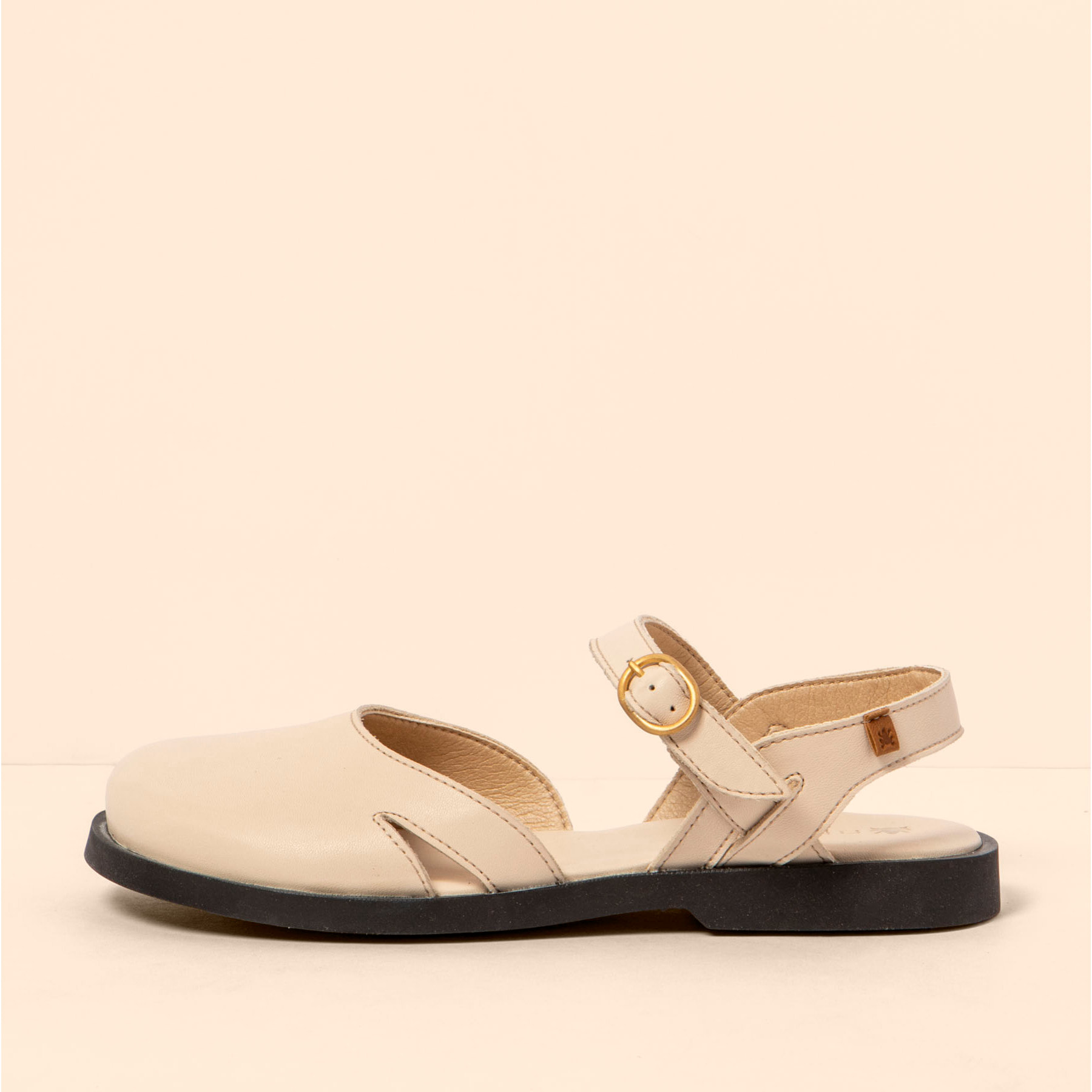 Sandalias N5874 SOFT NAPPA CREAM/ ARENISCA color Cream