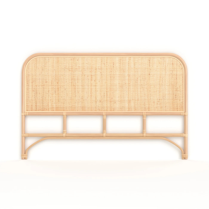 Tête de lit 140 cm en rotin naturel - Grace