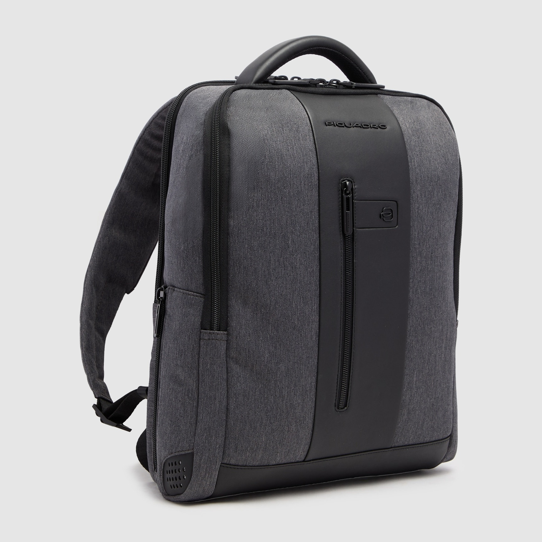 Piquadro Zaino uomo porta pc 15,6" in tessuto riciclato