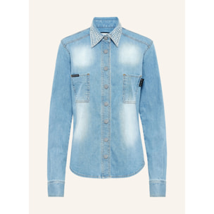 PHILIPP PLEIN Camisa vaquera