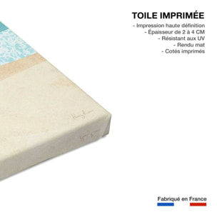 Tableau de surf droite parfaite  Toile imprimée