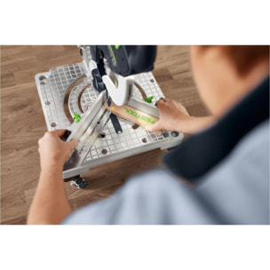 Scie à onglets sans fil SYMMETRIC SYMC 70 4,0 EBI-Plus - FESTOOL - avec 2 batteries 18v 4.0Ah - chargeur - sytainer - 577464