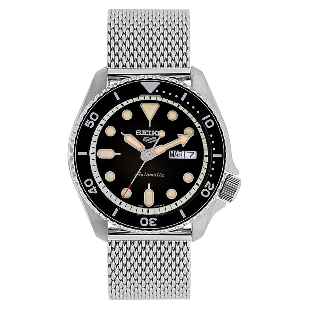 Reloj Seiko SRPD73K1 Hombre Analogico Automatico con Correa de Acero inoxidable