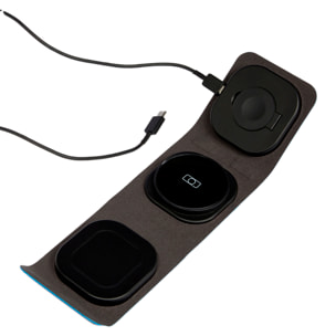 Piquadro Base di ricarica wireless 3 in1 pieghevole