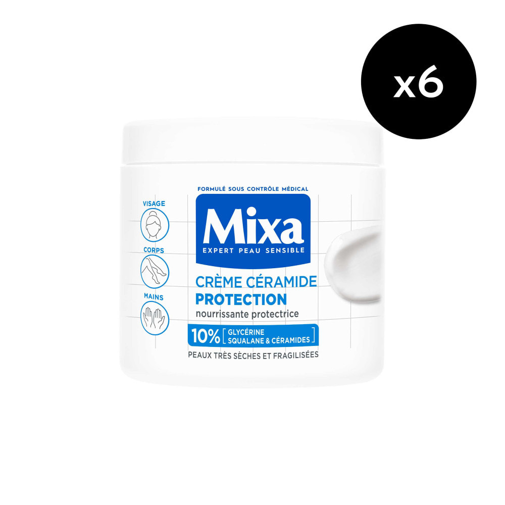 Lot de 6 - Mixa Crème Céramide Protection 400ml