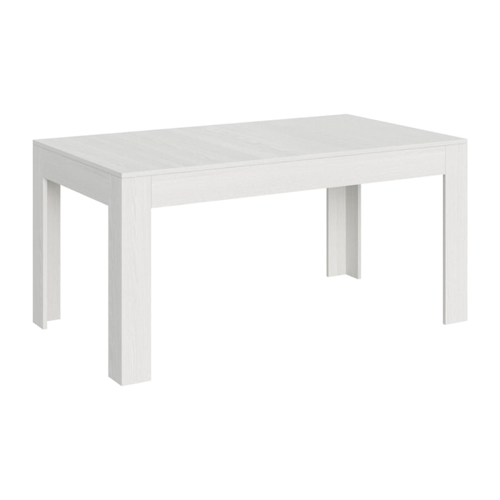 Table extensible 90x160/220 cm Bibi Frêne Blanc